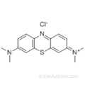 Phénothiazine-5-ium, 3,7-bis (diméthylamino) -, chlorure (1: 1) CAS 61-73-4